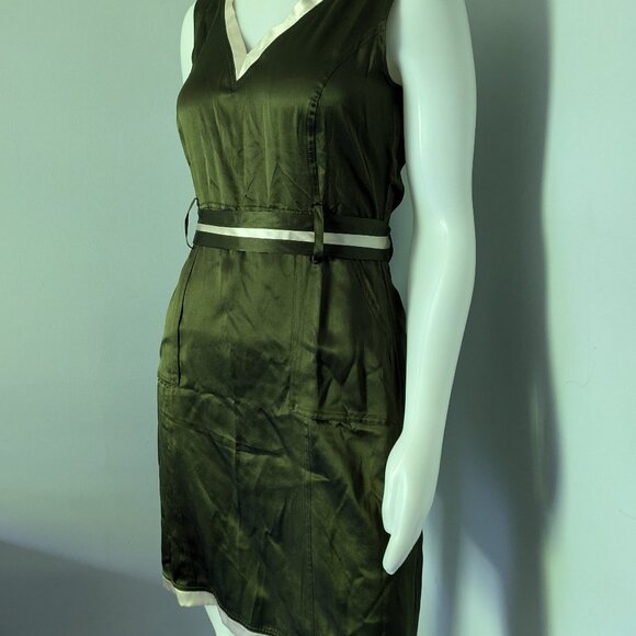Kenzie green silk dress - 1970's inspired - Picture 5 of 8